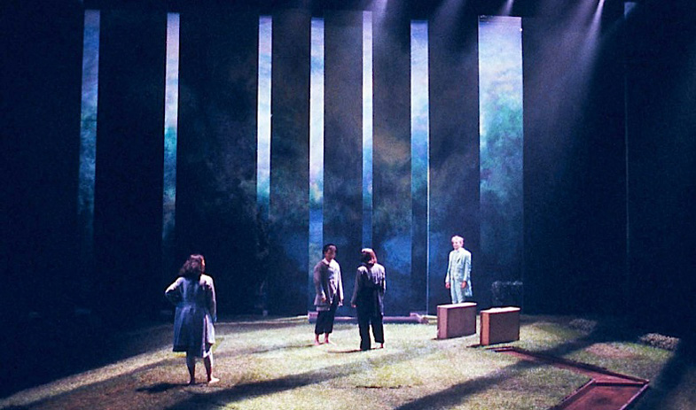 Set and prop design for “The Triumph of Love” 1993