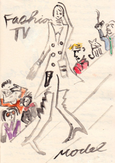 “There seems to be more style in winter. There is more to wear: fedoras, sleek coats, sexy sweaters, beautiful leather boots, the scarves. Endless layering of wool, silk, denim.”